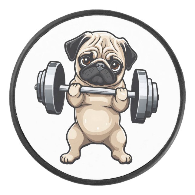 Disco De Hockey Fitness Pug (Anverso)