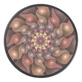 Disco De Hockey Flor surrealista brillante modernidad Resumen arte