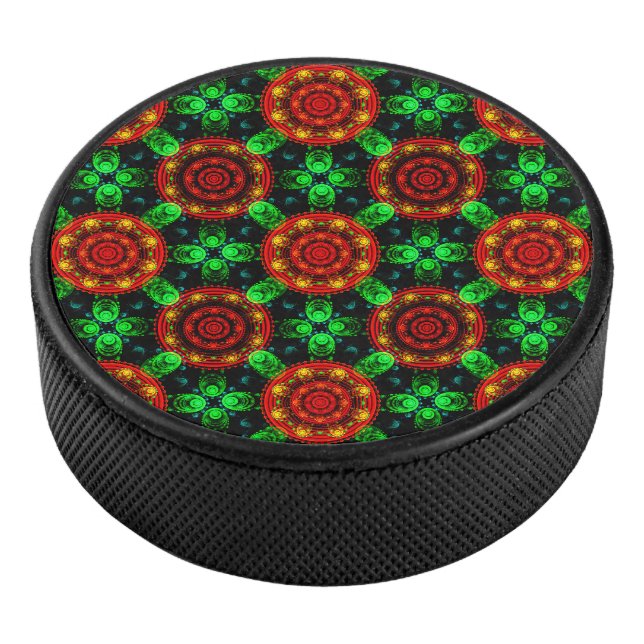 Disco De Hockey Floral Modern Boho Elegant Abstract Pattern #504 (3/4)
