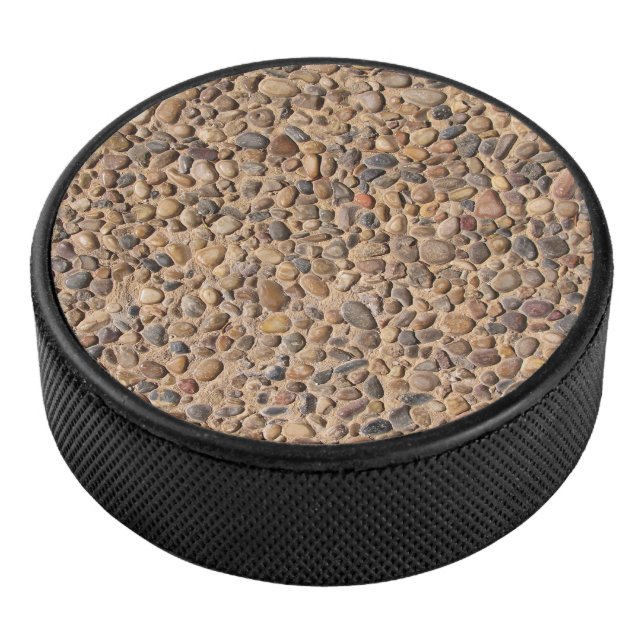 Disco De Hockey Foto de piedras de guijarros en bruto (3/4)