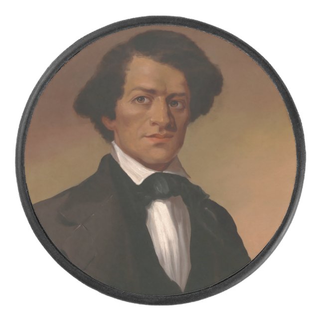 Disco De Hockey Fr3d3rick Bailey Douglass: Leyenda de derechos civ (Anverso)