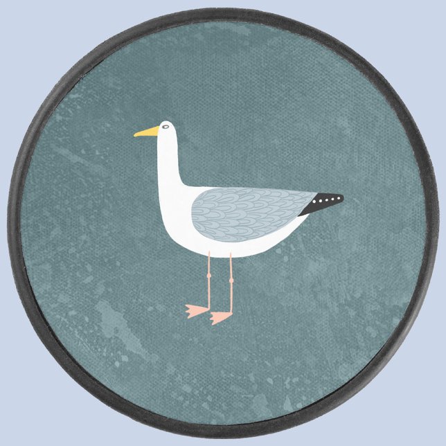 Disco De Hockey Fun Seagull (Seagull hockey puck)