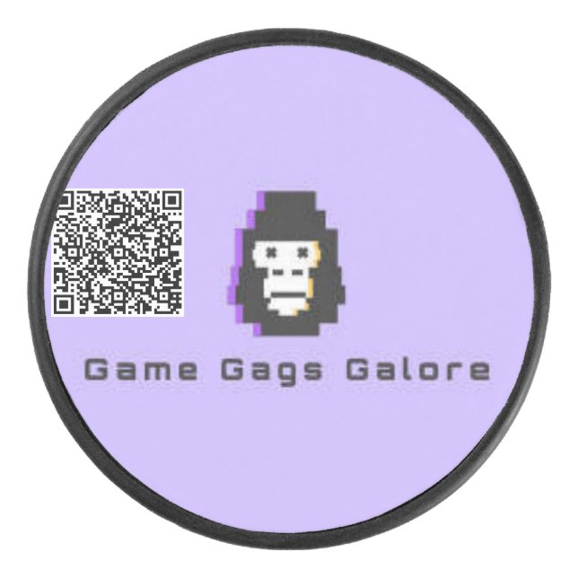 Disco De Hockey game gags galor hockey puck (Anverso)