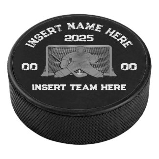 Disco De Hockey Goalie Hockey Puck