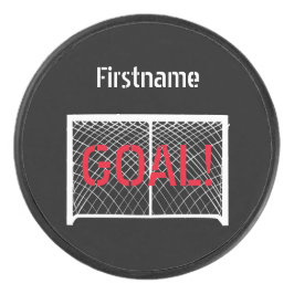 Disco De Hockey Gol de hockey - Hielo negro personalizado