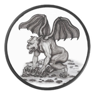 Disco De Hockey Golem Gargoyle