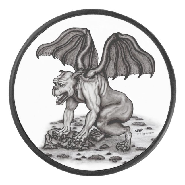 Disco De Hockey Golem Gargoyle (Anverso)