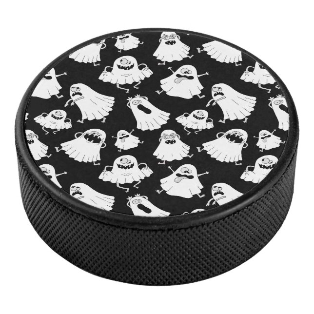 Disco De Hockey Goofy Ghosts Hockey Puck (3/4)