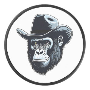Disco De Hockey Gorilla Cowboy
