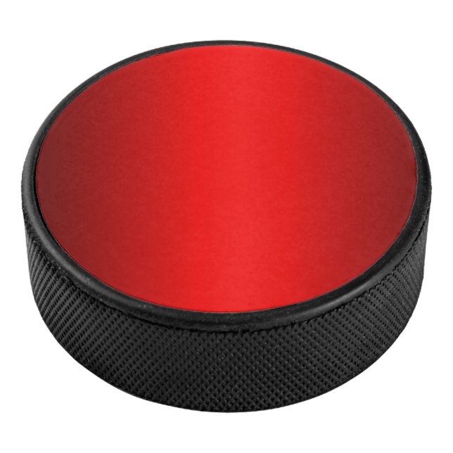 Disco De Hockey Gradiente Rojo Elegante (3/4)