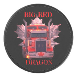 DISCO DE HOCKEY GRAN DRAGÓN ROJO