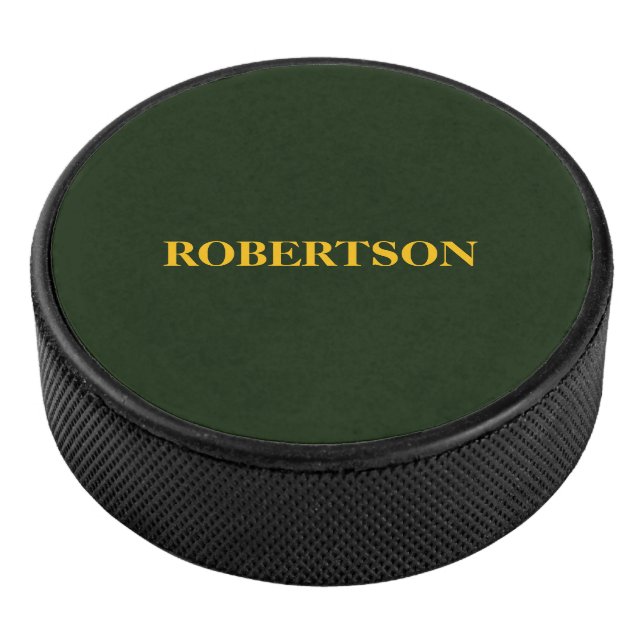Disco De Hockey Green minimalist custom name  (3/4)