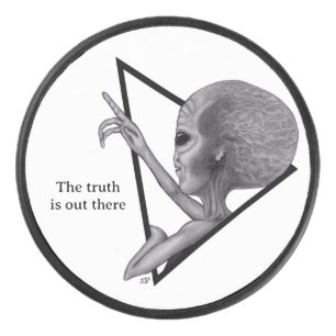 Disco De Hockey Grey Alien, la verdad está ahí fuera