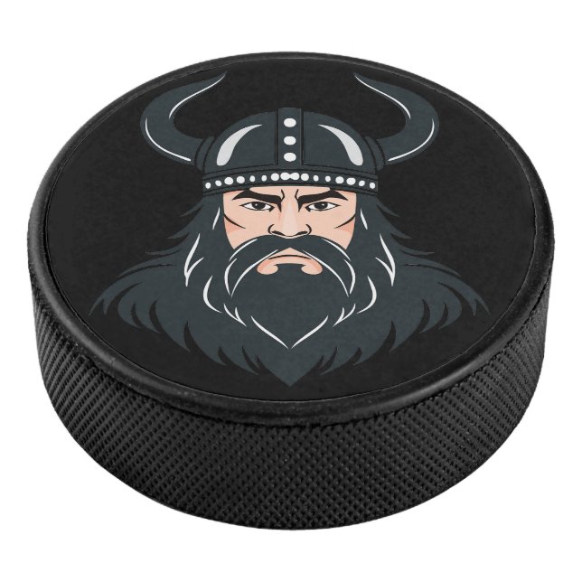 Disco De Hockey guerrero vikingo (3/4)