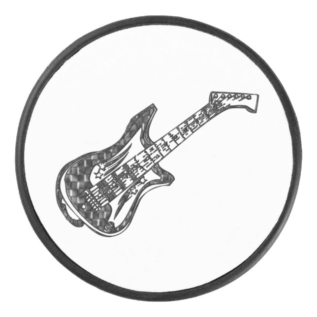 Disco De Hockey Guitarra eléctrica (Anverso)