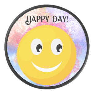 Disco De Hockey Happy face in a good mood