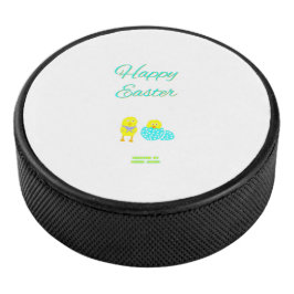 Disco De Hockey Hatchlings de Pascua Hockey Puck