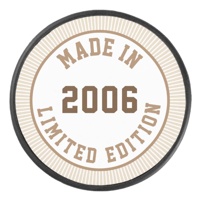 Disco De Hockey Hecho en 2006 (Anverso)