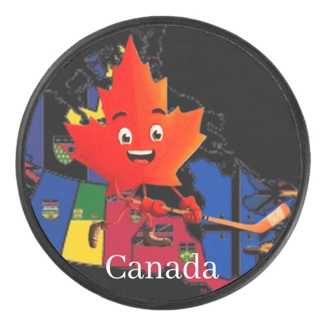 DISCO DE HOCKEY HOCKEY CANADÁ (Anverso)