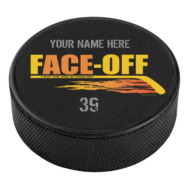 Disco De Hockey Hockey Face-Off Ace (Personalizado) (3/4)