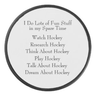 Disco De Hockey Hockey Lover - Fan del jugador, lo que hago en tie