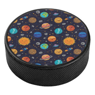Disco De Hockey Hockey Planetas felices