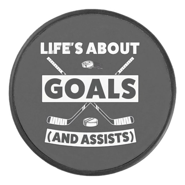 Disco De Hockey Hockey Team Spirit Quote Tee (Anverso)