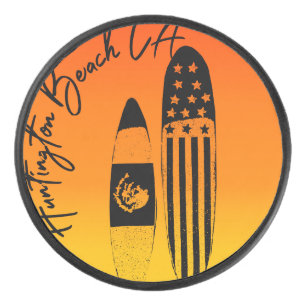 Disco De Hockey Huntington Beach Surfboards y Sunsets