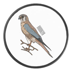 Disco De Hockey Ilustracion de personalizado de aves de corral de