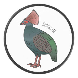 Disco De Hockey Ilustracion de personalizado de aves perdigianas e