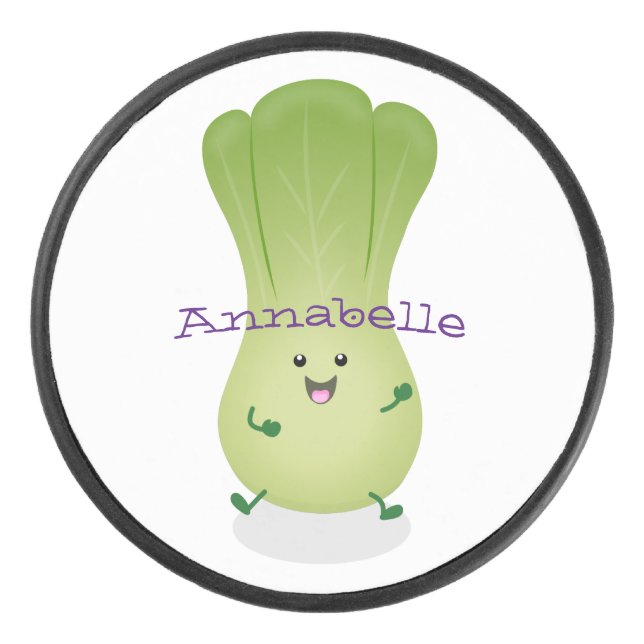 Disco De Hockey Ilustracion de personalizado de bebé choy (Anverso)