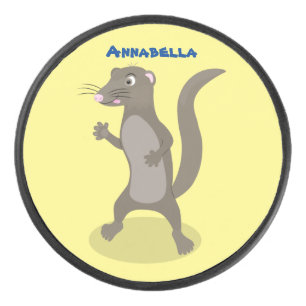 Disco De Hockey Ilustracion de personalizado de mongosis suave