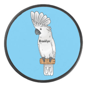 Disco De Hockey Ilustracion de personalizado de pájaro de paraguas