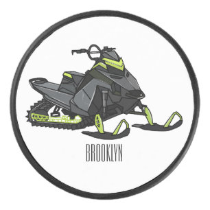 Disco De Hockey Ilustracion de personalizado para motos de nieve
