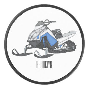 Disco De Hockey Ilustracion de personalizado para motos de nieve