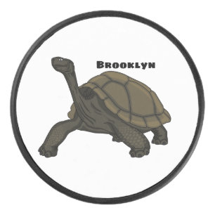 Disco De Hockey Ilustracion de tortugas terrestres de Galápagos