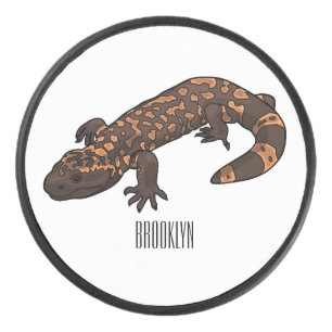 Disco De Hockey Ilustracion monstruo personalizado Gila