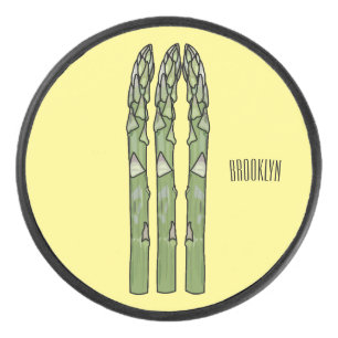 Disco De Hockey Ilustracion personalizado Asparagus
