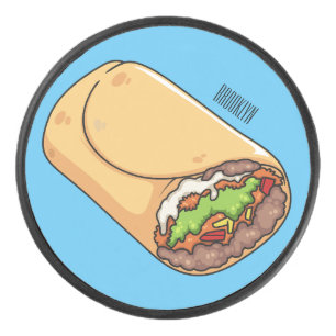Disco De Hockey Ilustracion personalizado Burrito