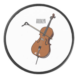 Disco De Hockey Ilustracion personalizado Cello