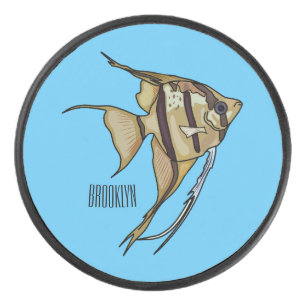 Disco De Hockey Ilustracion personalizado de Angelfish