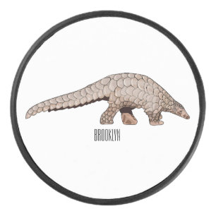 Disco De Hockey Ilustracion personalizado de Pangolin
