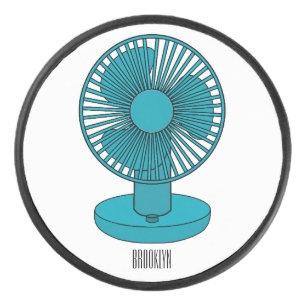 Disco De Hockey Ilustracion personalizado de ventilador