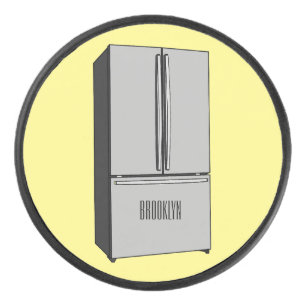 Disco De Hockey Ilustracion personalizado frigorífico de puerta fr