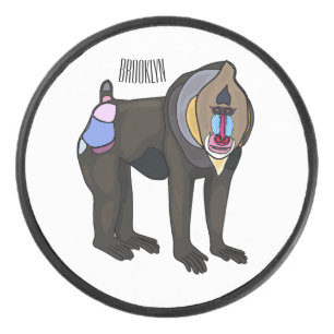 Disco De Hockey Ilustracion personalizado Mandrill