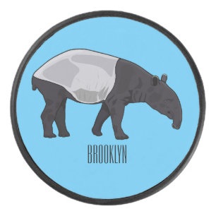Disco De Hockey Ilustracion personalizado Tapir