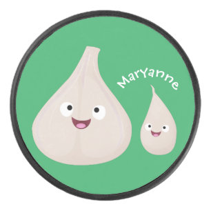 Disco De Hockey Ilustracion vegetal de personalizado de ajo dulce