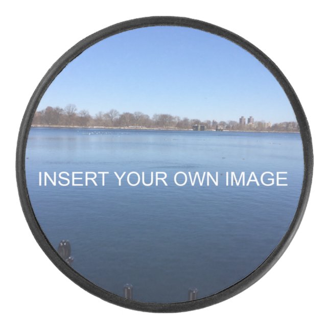 Disco De Hockey Imagen editable personalizada (Anverso)