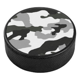 Disco De Hockey Impresión del camuflaje gris urbano nº 15