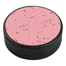 Disco De Hockey Incendios desencadenan sobre tu foto rosa de Rubor